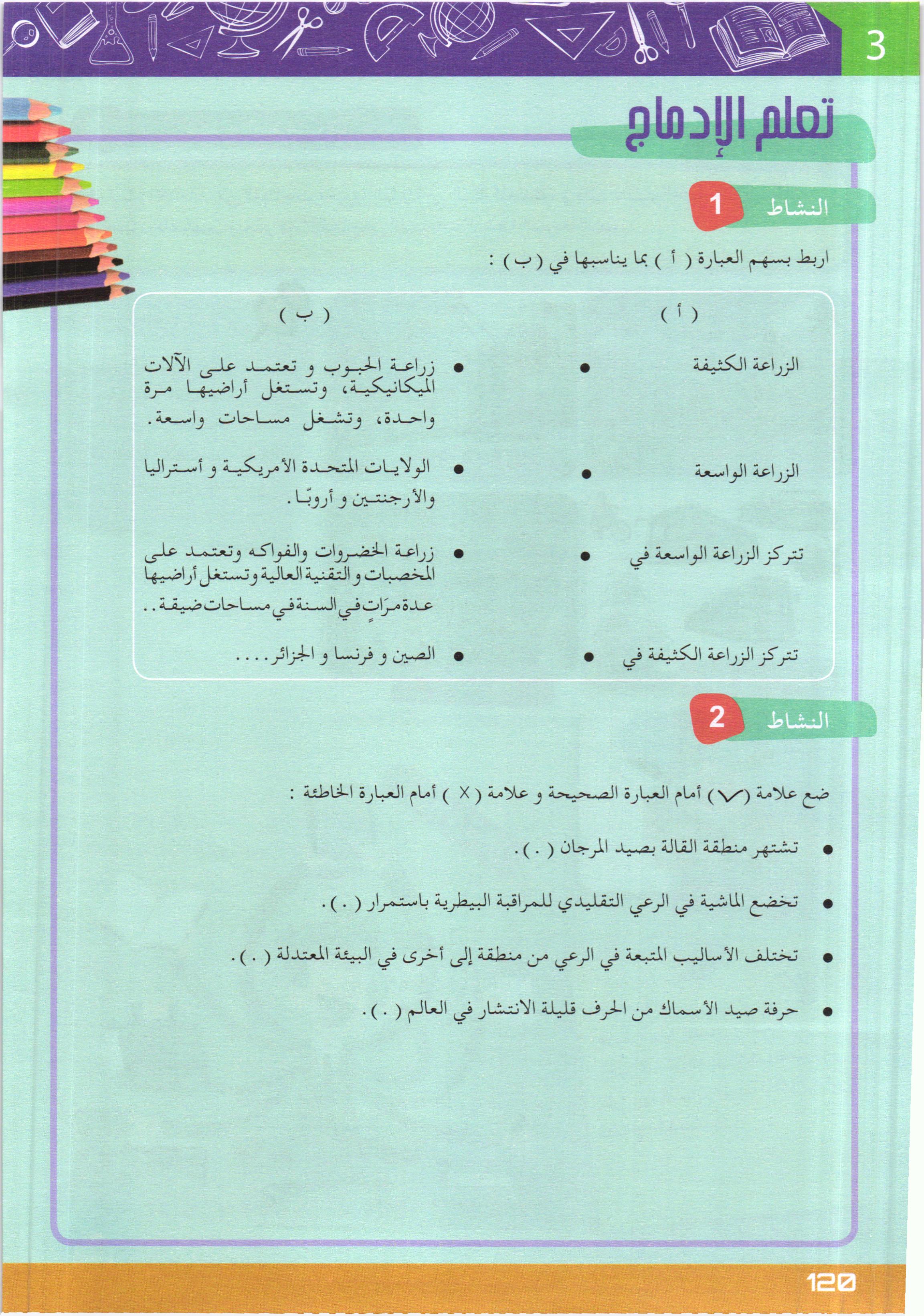 صفحة من كتاب الجغرافيا
